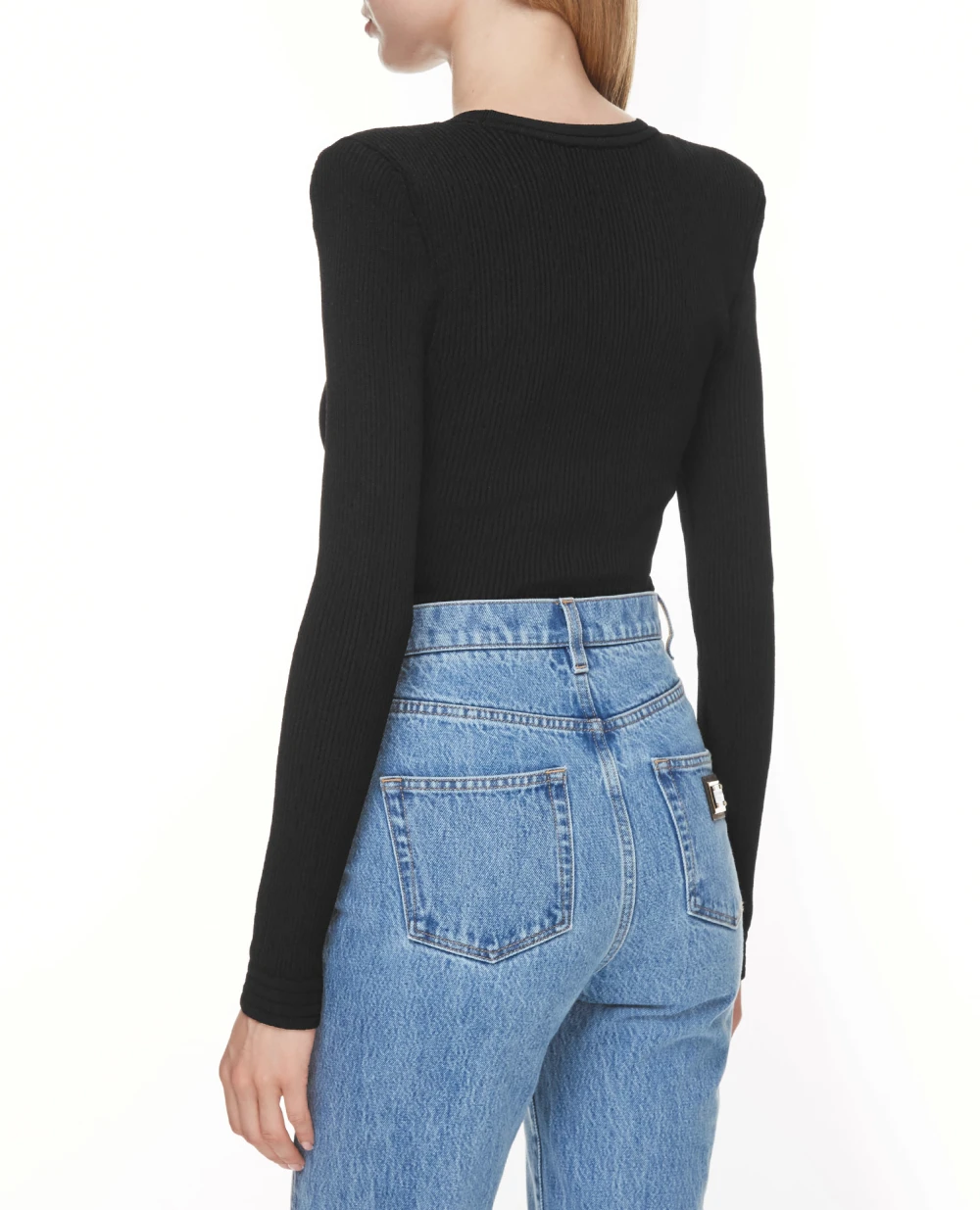 Боди Balmain WF1BG060K211, черный цвет • Купить в интернет-магазине Kameron