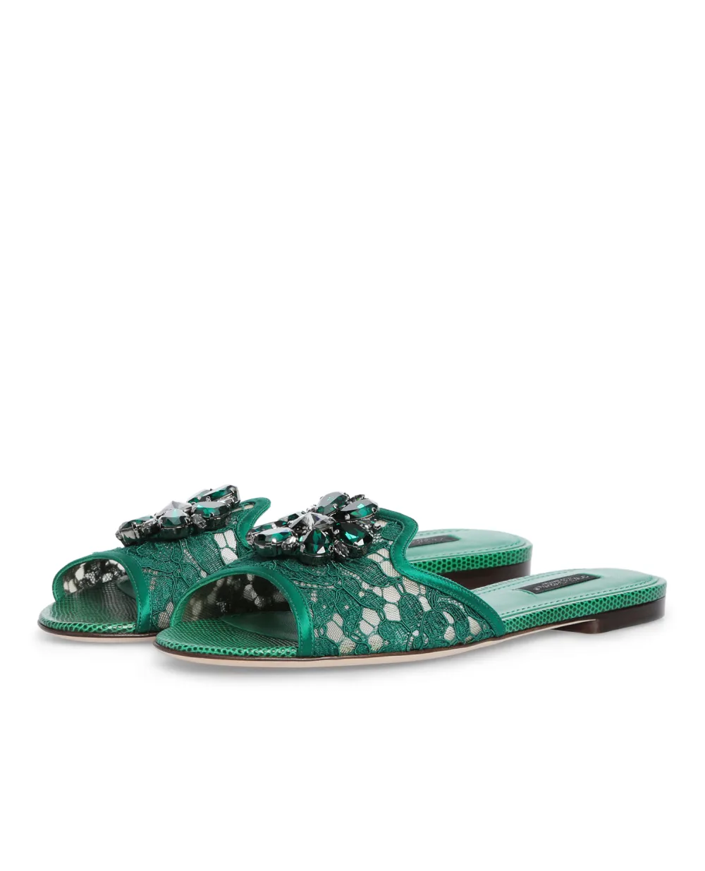 Мюли Rainbow Dolce&Gabbana CQ0023-AG667, зеленый цвет • Купить в интернет-магазине Kameron