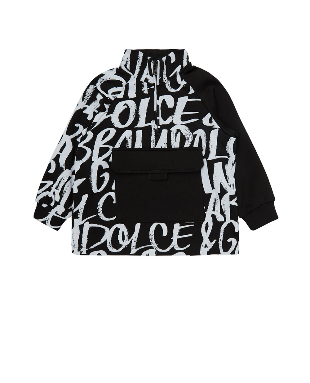 Свитшот Dolce&Gabbana Kids L4JWBT-G7BFO-B, черный цвет • Купить в интернет-магазине Kameron