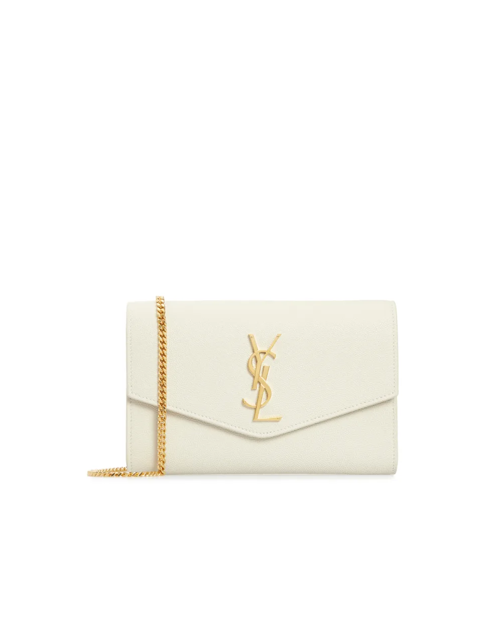 Сумка Uptown Chain Wallet Saint Laurent 607788-1GF0J-, белый цвет • Купить в интернет-магазине Kameron