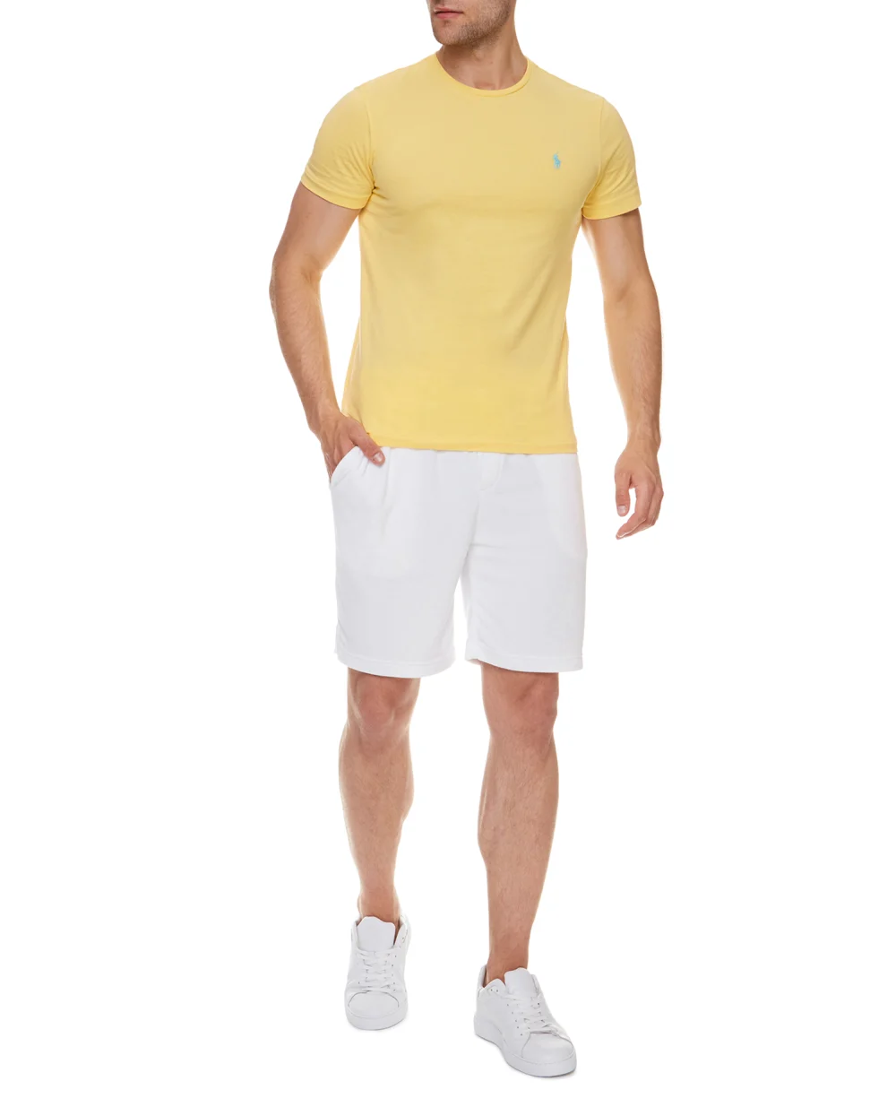Футболка Polo Ralph Lauren 710671438147, желтый цвет • Купить в интернет-магазине Kameron