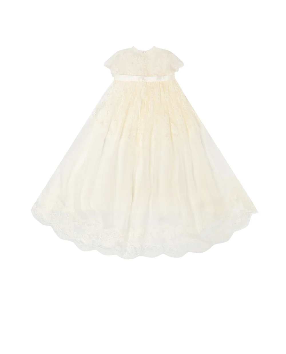 Детское платье Dolce&Gabbana Kids L0EGC7-FU1AT-, белый цвет • Купить в интернет-магазине Kameron