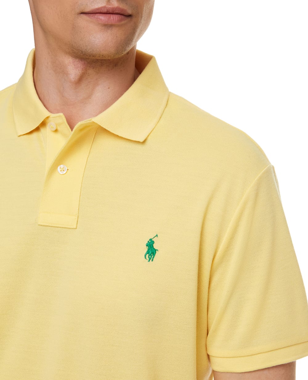 Поло Polo Ralph Lauren 710804077028, желтый цвет • Купить в интернет-магазине Kameron