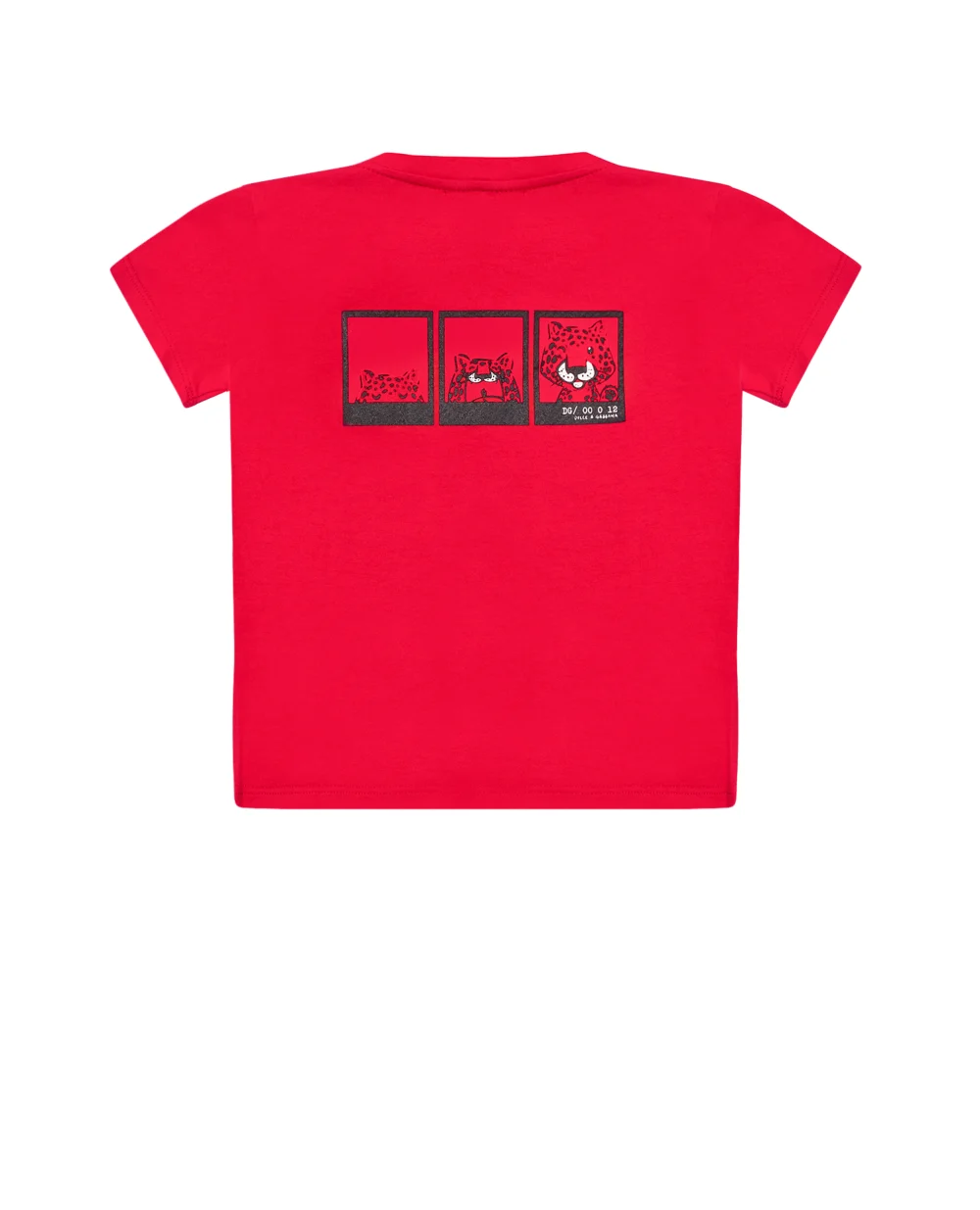 Футболка Dolce&Gabbana Kids L1JTDM-G7B8I, красный цвет • Купить в интернет-магазине Kameron