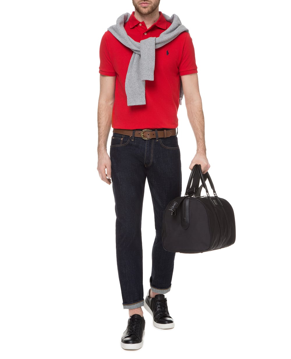 Поло Mesh Polo Ralph Lauren 710666998003, красный цвет • Купить в интернет-магазине Kameron