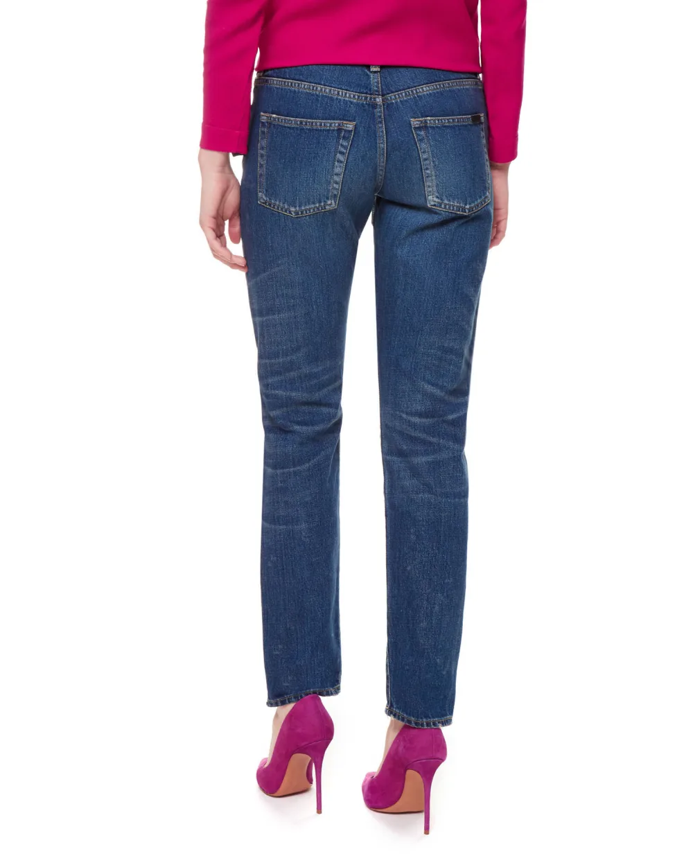 Джинсы Saint Laurent 614451-Y20PA, синий цвет • Купить в интернет-магазине Kameron