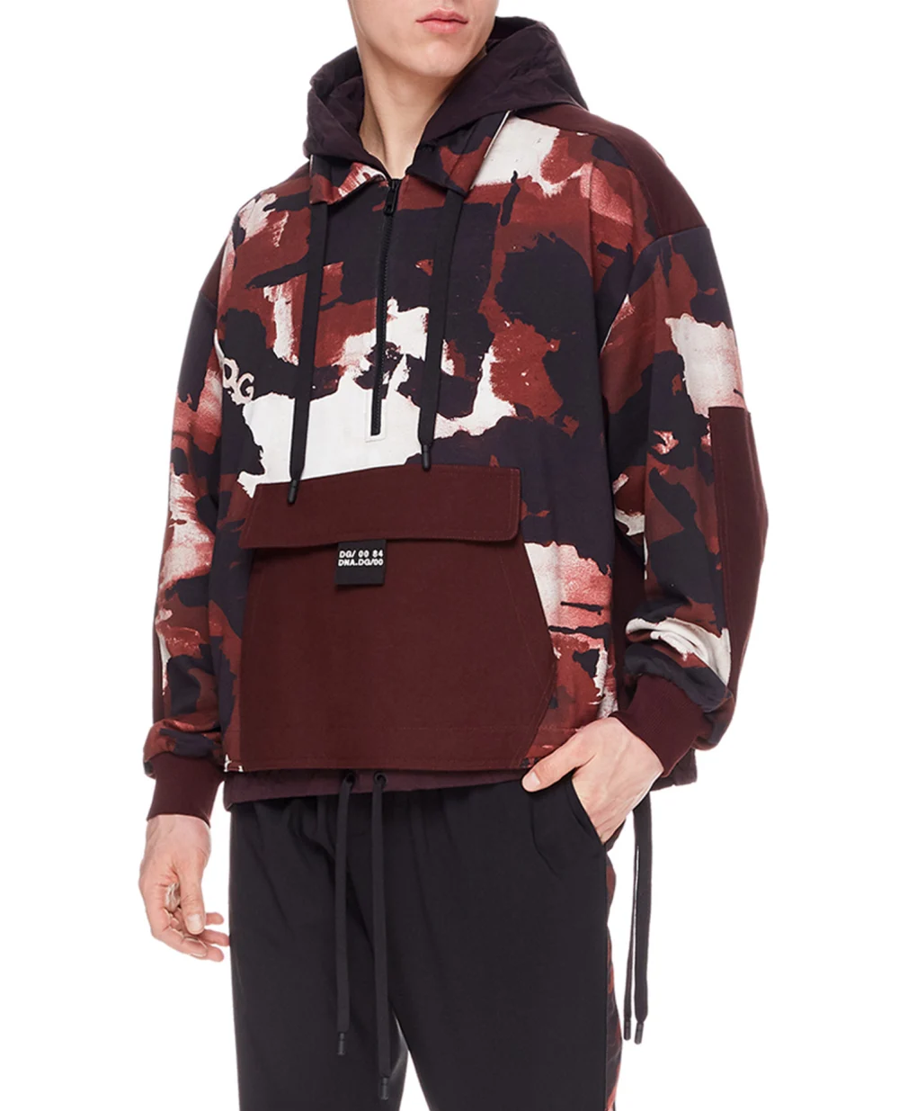 Худи Dolce&Gabbana G9UJ0Z-HS7ES, бордовый цвет • Купить в интернет-магазине Kameron