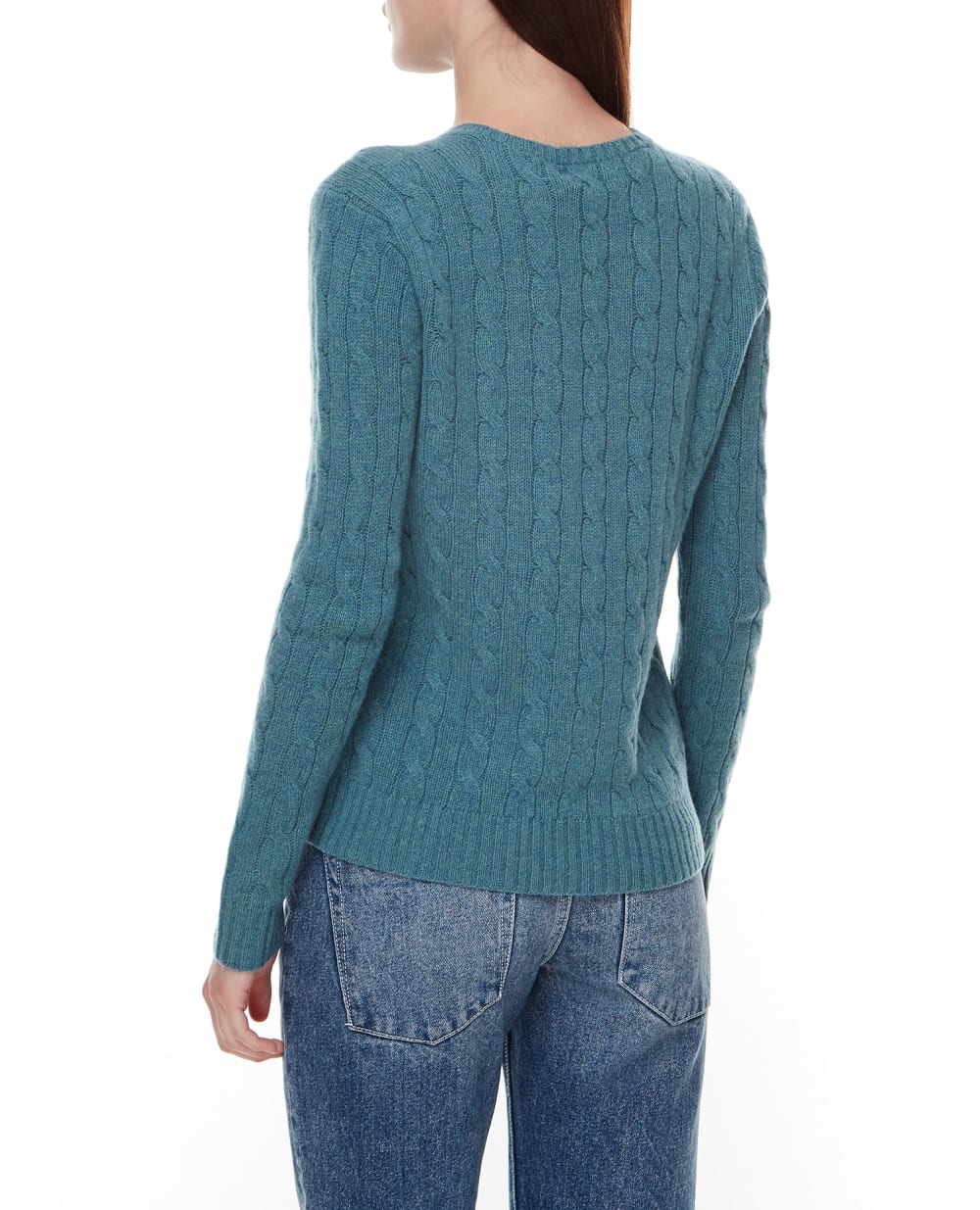 Шерстяной джемпер Polo Ralph Lauren 211525764079, голубой цвет • Купить в интернет-магазине Kameron