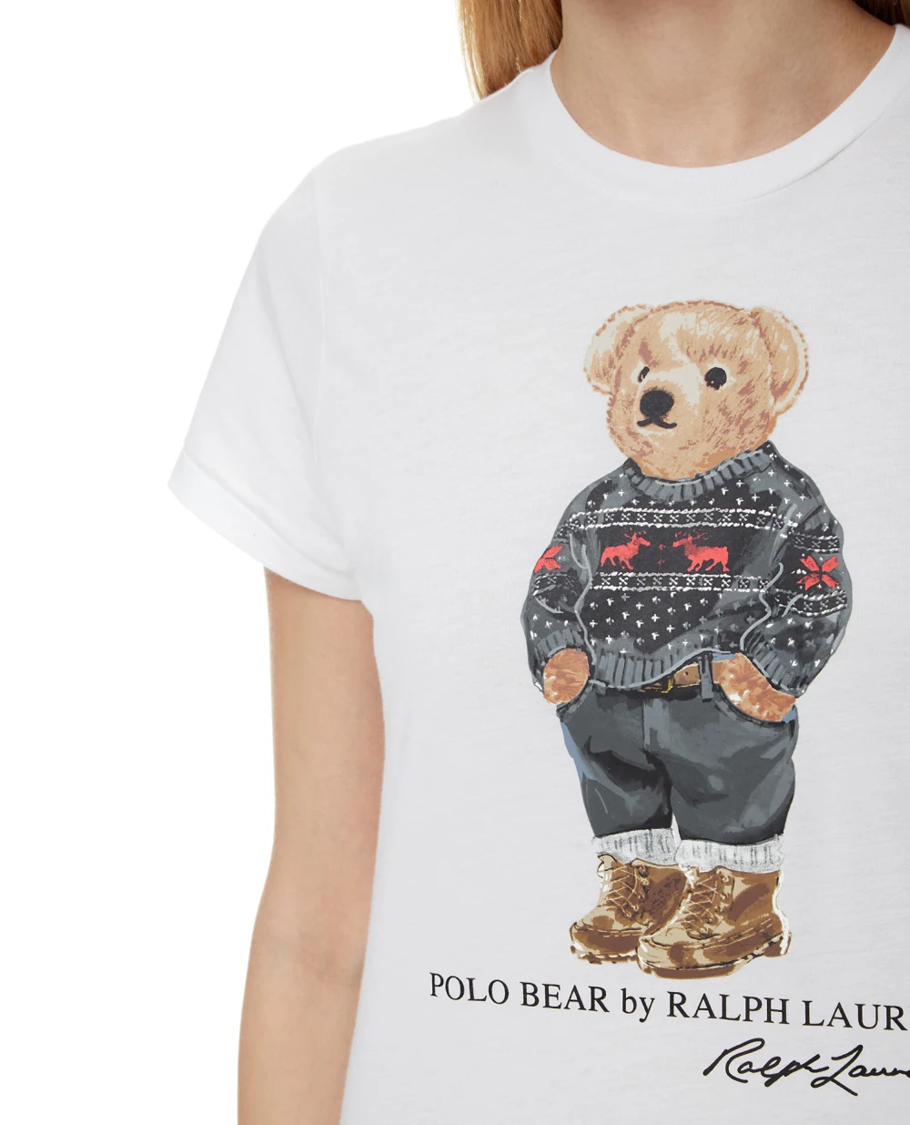 Футболка Polo Ralph Lauren 211846851001, белый цвет • Купить в интернет-магазине Kameron