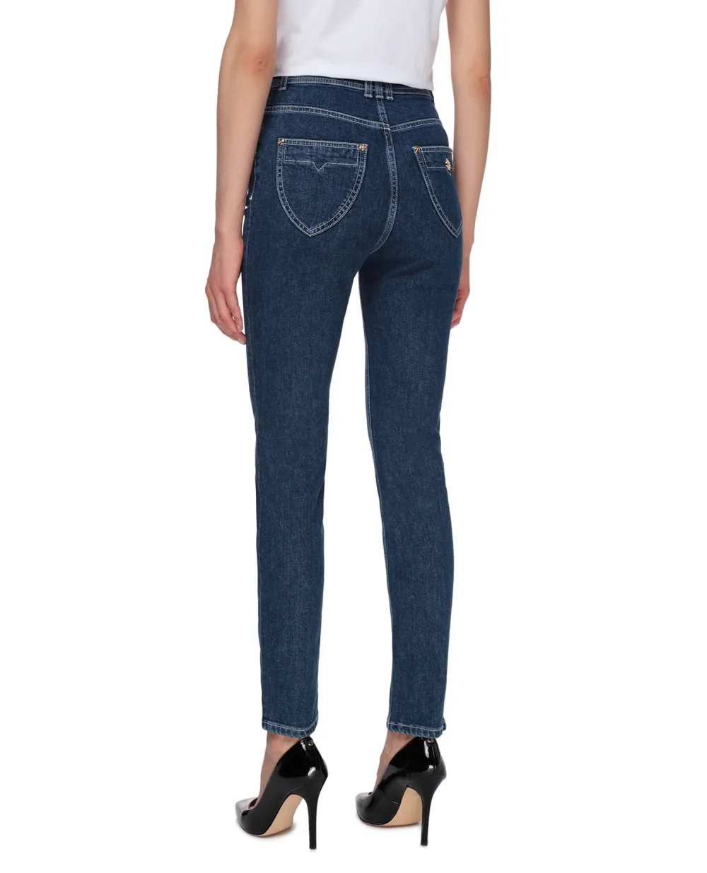 Джинсы Balmain VF15460D098, синий цвет • Купить в интернет-магазине Kameron