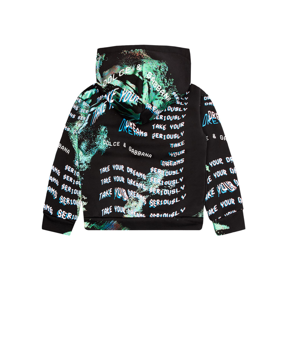 Худи Dolce&Gabbana Kids L4JWBY-G7BMH-B, черный цвет • Купить в интернет-магазине Kameron