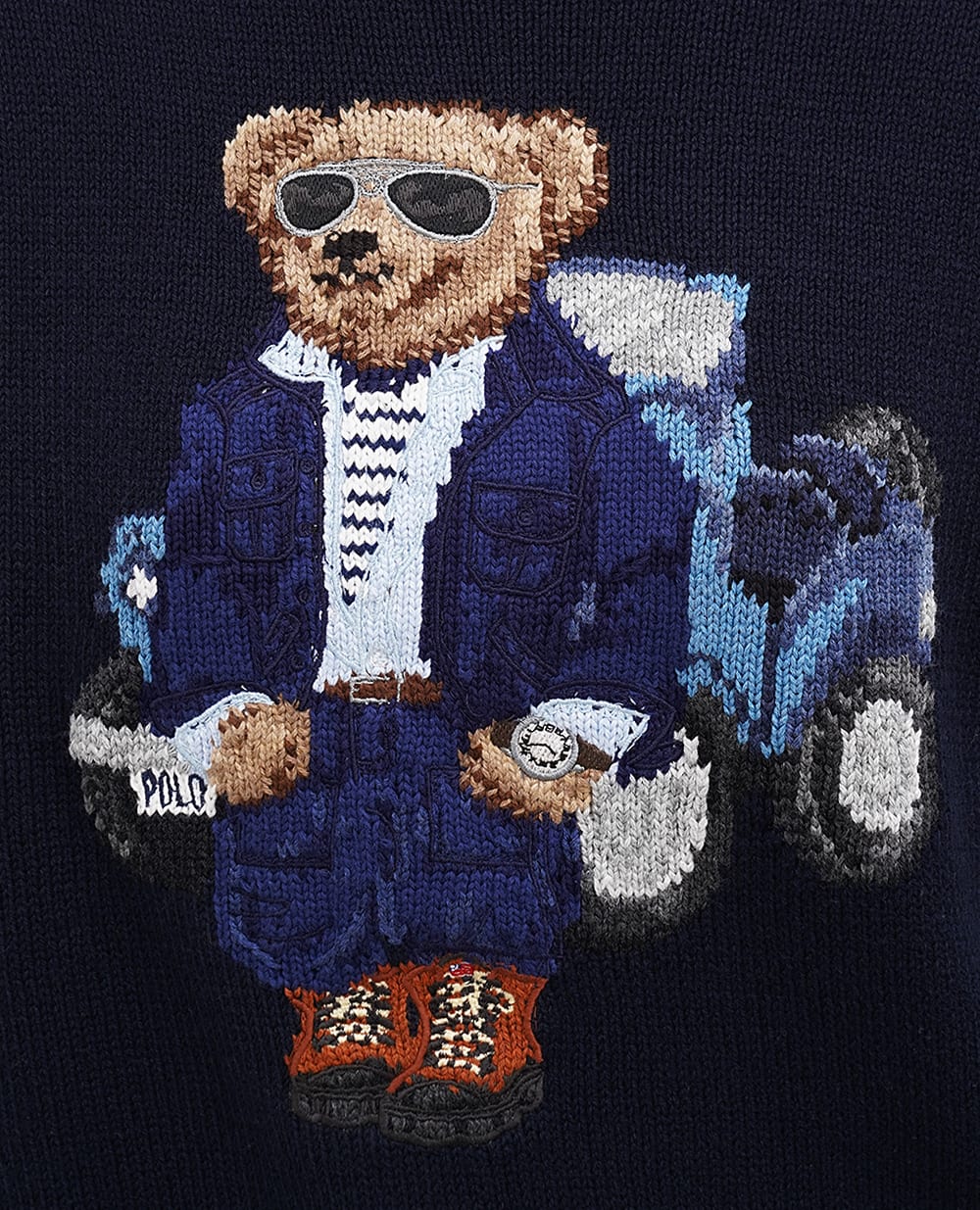 Свитер Polo Bear Polo Ralph Lauren 211932526001, темно-синий цвет • Купить в интернет-магазине Kameron