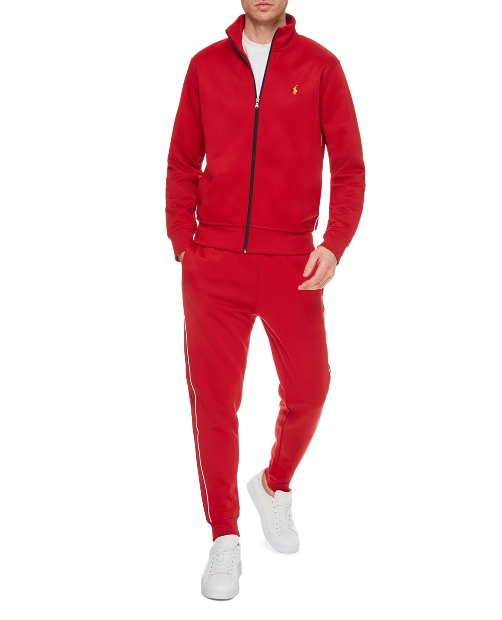Спортивная кофта Polo Ralph Lauren 710828372001, красный цвет • Купить в интернет-магазине Kameron