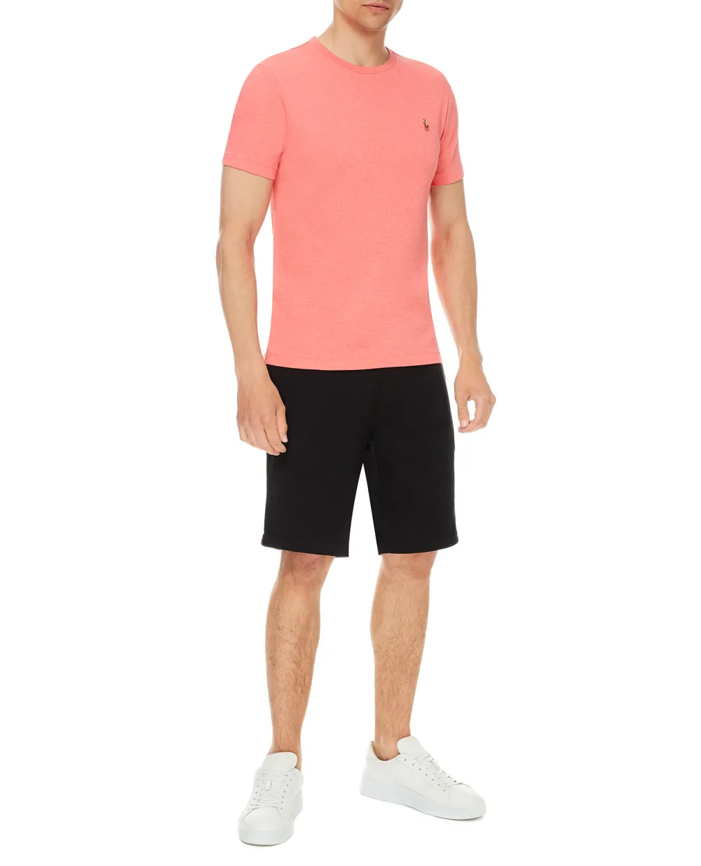 Футболка Polo Ralph Lauren 710740727033, коралловый цвет • Купить в интернет-магазине Kameron