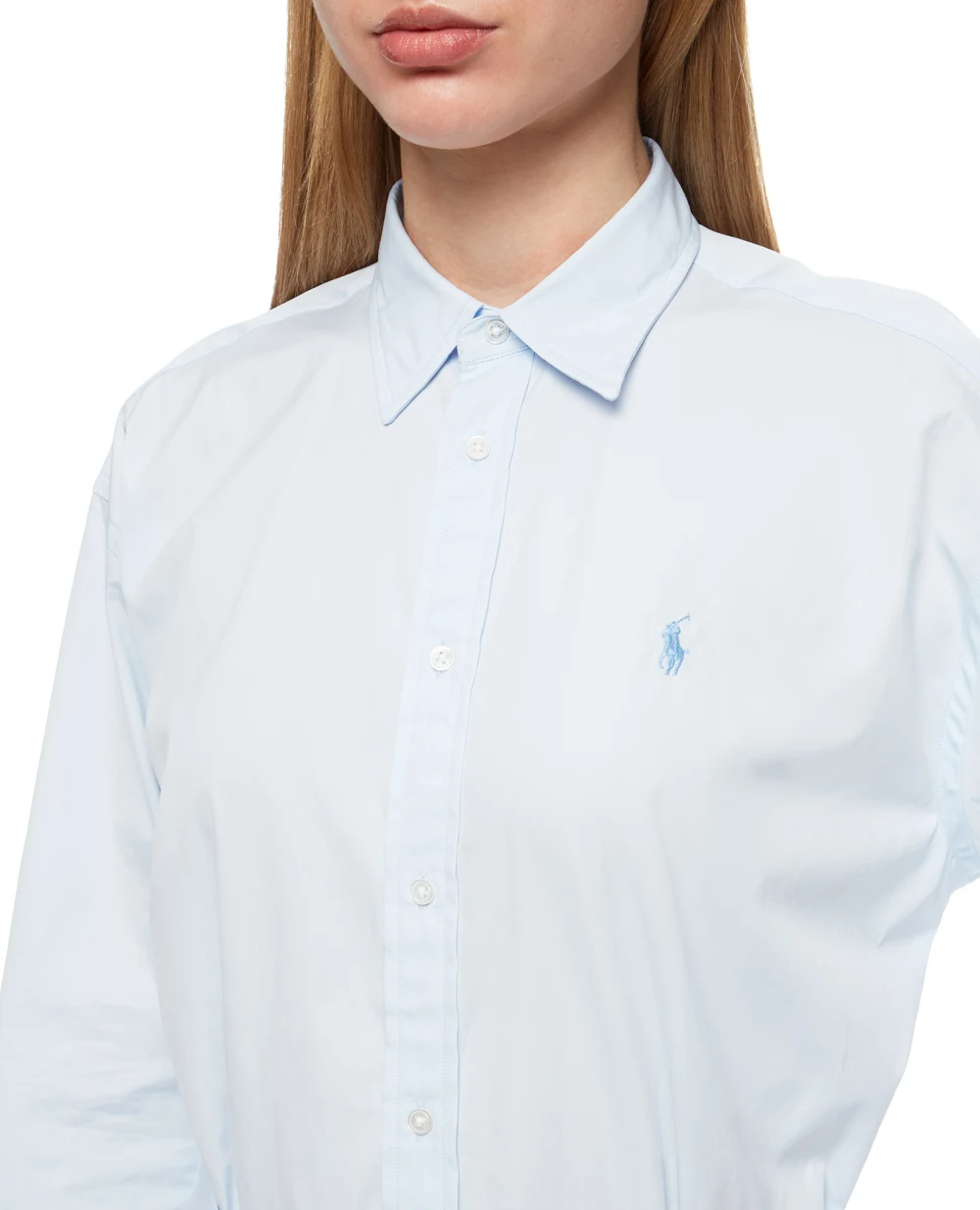 Платье Polo Ralph Lauren 211838048001, голубой цвет • Купить в интернет-магазине Kameron