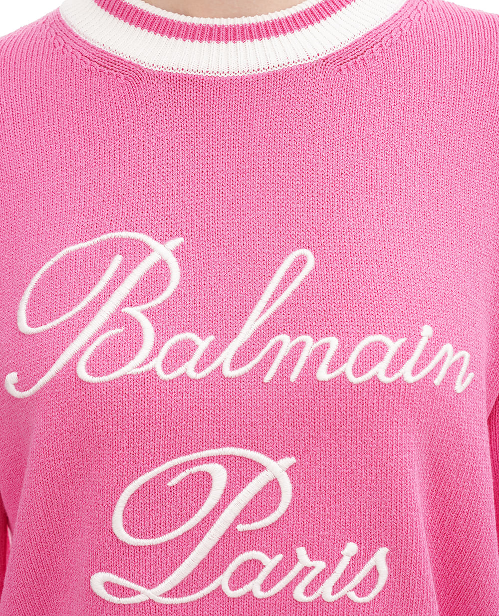 Джемпер Balmain DF1KA002KG48, рожевий колір • Купити в інтернет-магазині Kameron
