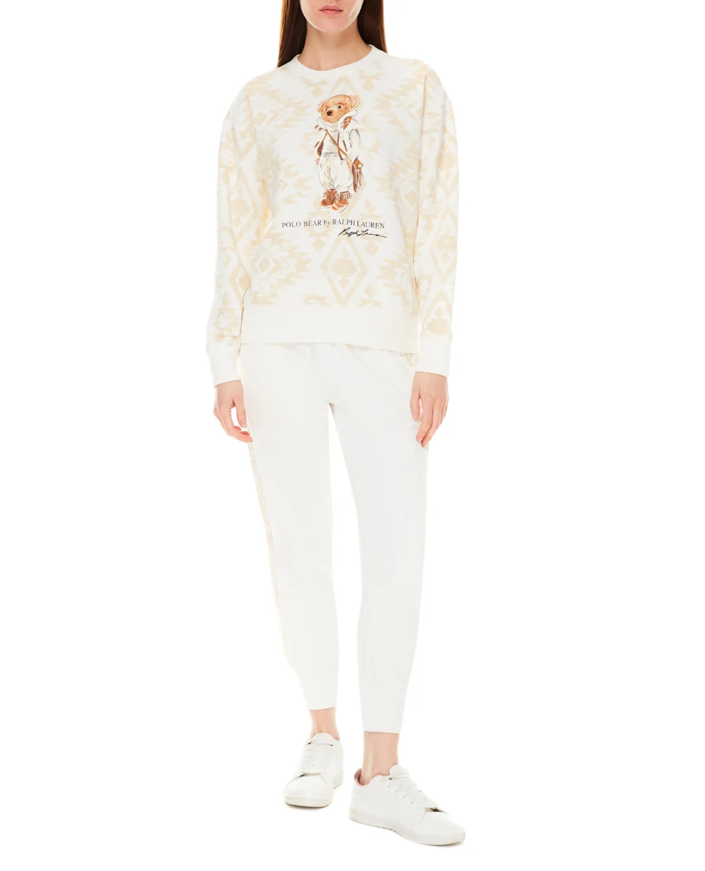 Свитшот Polo Ralph Lauren 211846895001, белый цвет • Купить в интернет-магазине Kameron