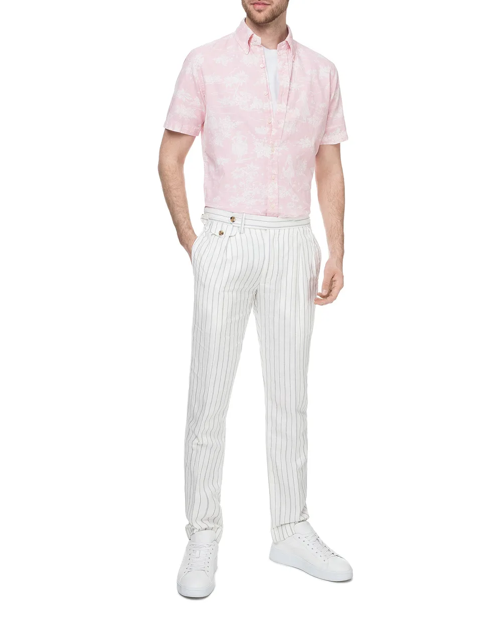Рубашка Polo Ralph Lauren 710758067001, розовый цвет • Купить в интернет-магазине Kameron