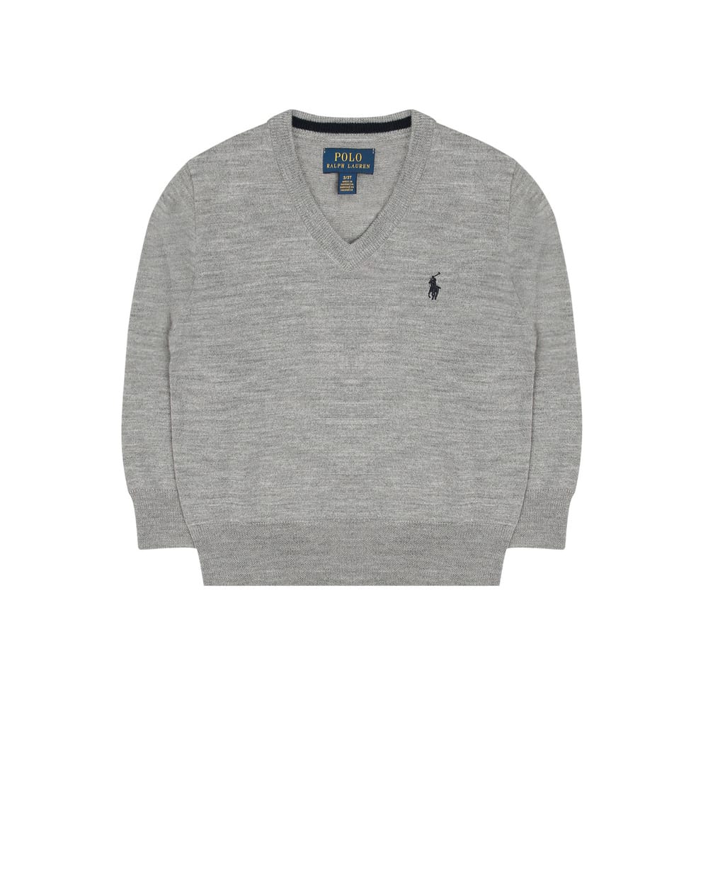 Шерстяной пуловер Polo Ralph Lauren Kids 322749882003, серый цвет • Купить в интернет-магазине Kameron
