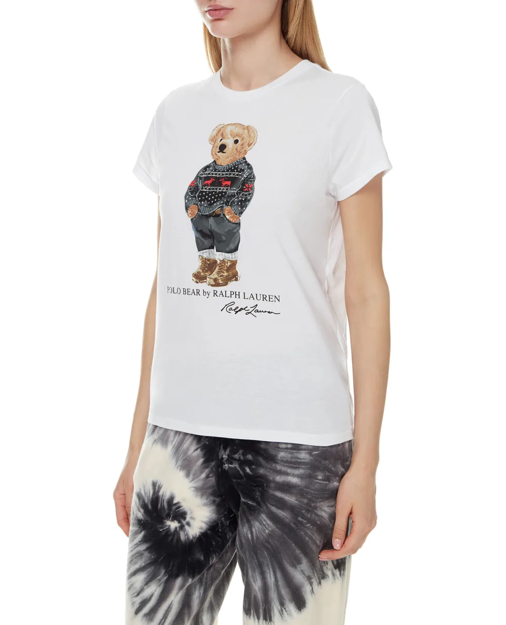 Футболка Polo Ralph Lauren 211846851001, белый цвет • Купить в интернет-магазине Kameron