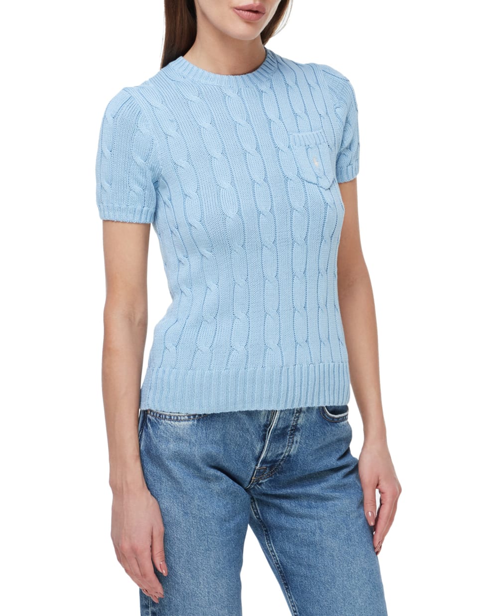 Джемпер Polo Ralph Lauren 211895379002, голубой цвет • Купить в интернет-магазине Kameron