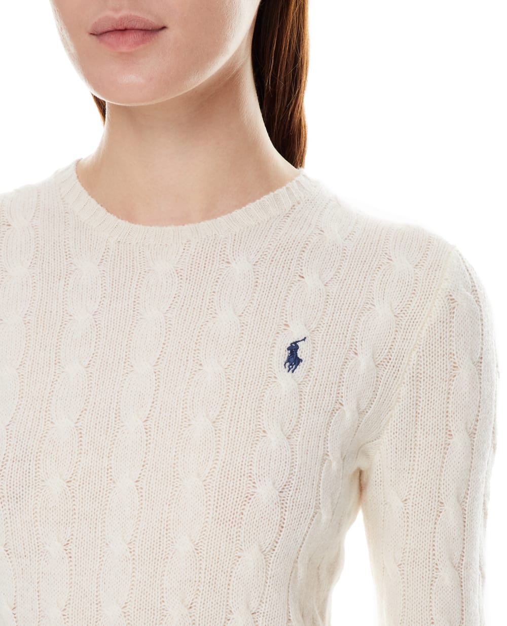 Шерстяной джемпер Polo Ralph Lauren 211525764003, белый цвет • Купить в интернет-магазине Kameron