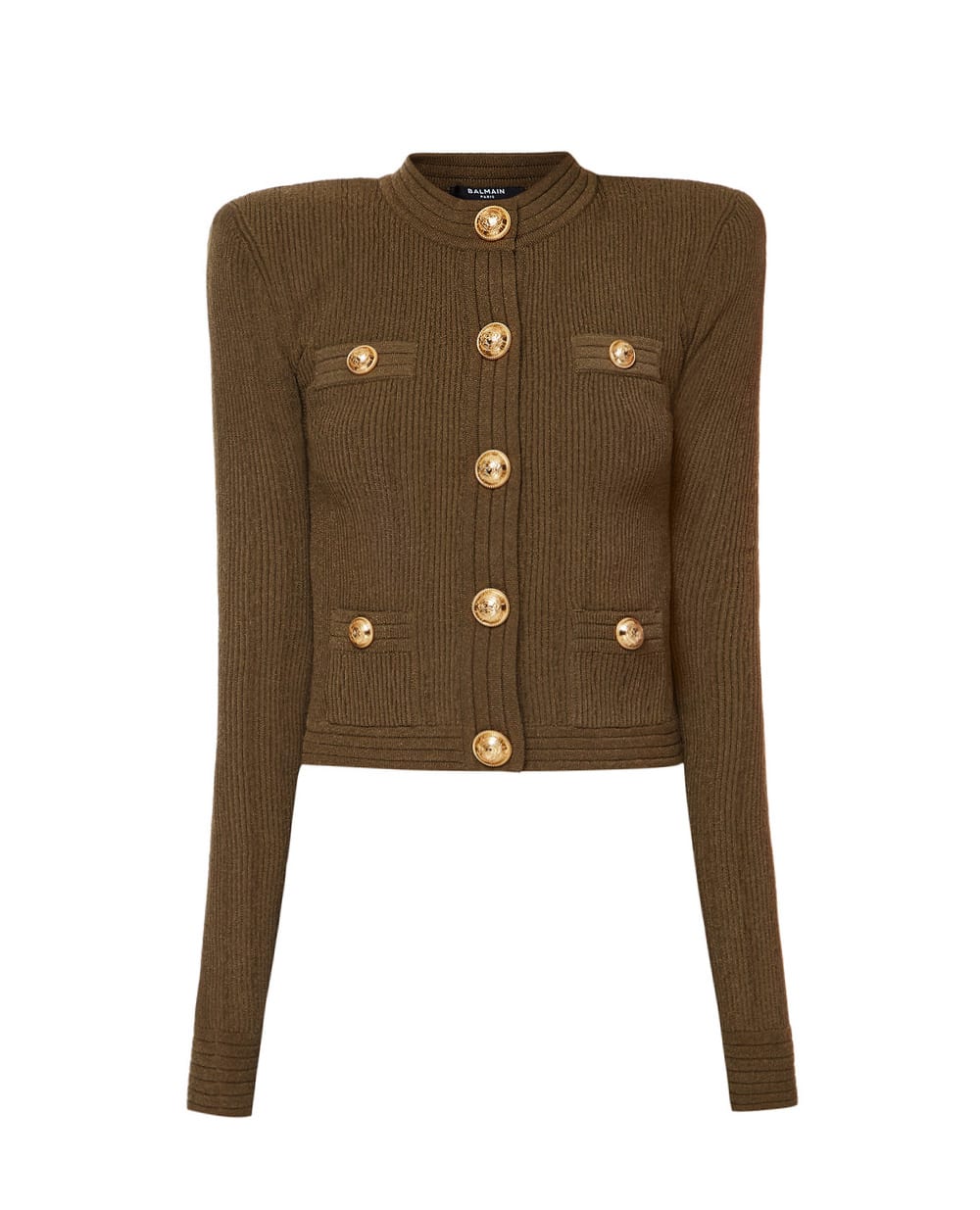Кардиган Balmain WF0KL005K211-S, зеленый цвет • Купить в интернет-магазине Kameron