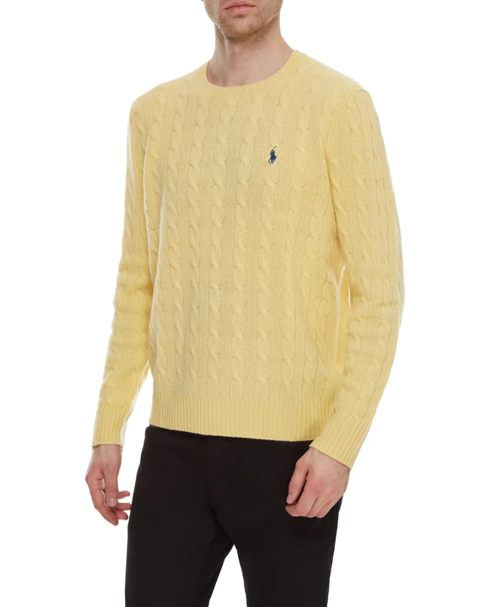 Шерстяной джемпер Polo Ralph Lauren 710719546028, желтый цвет • Купить в интернет-магазине Kameron