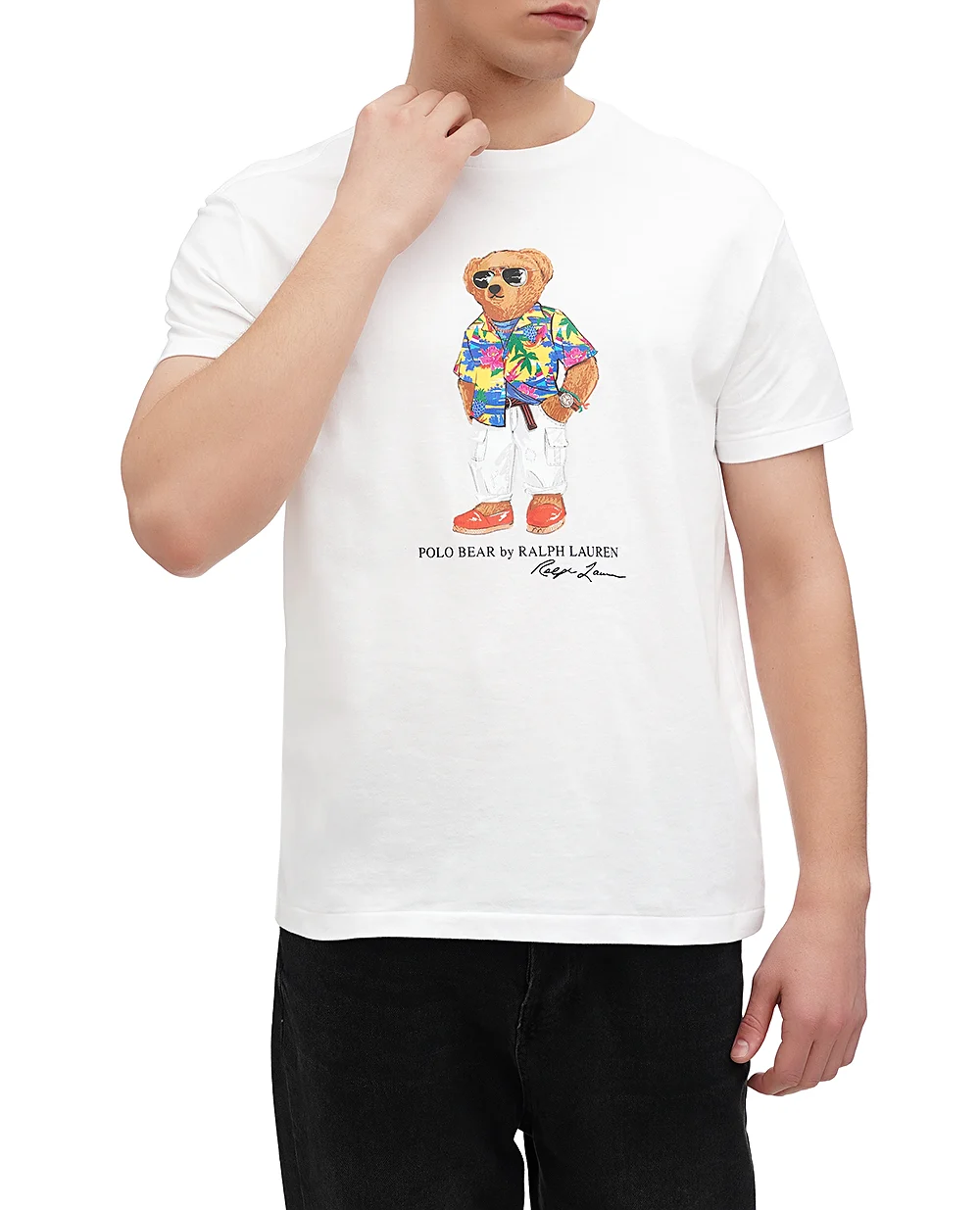 Футболка Polo Bear Polo Ralph Lauren 710854497032, белый цвет • Купить в интернет-магазине Kameron