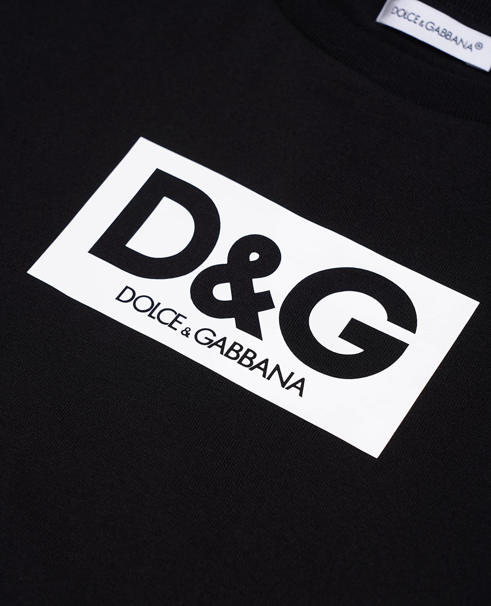 Детская футболка Dolce&Gabbana Kids L4JTEY-G7I8P-B, черный цвет • Купить в интернет-магазине Kameron