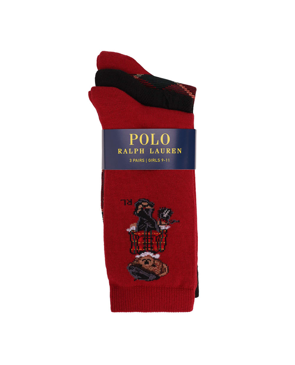 Детские носки Polo Bear (3 пары) Polo Ralph Lauren Kids 448927598001, разноцветный цвет • Купить в интернет-магазине Kameron