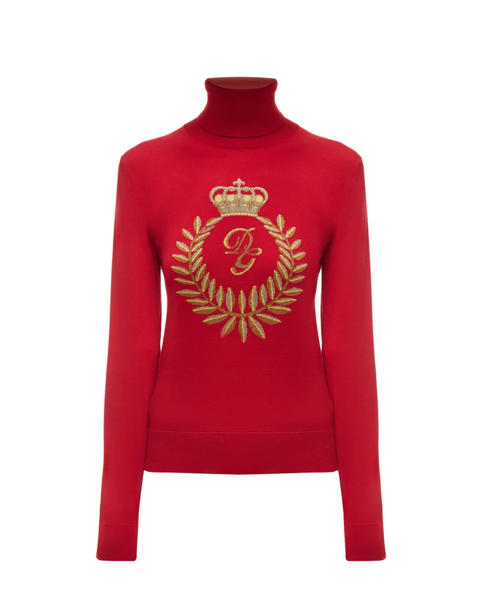 Шерстяной гольф Dolce&Gabbana FX831T-JAM0J, красный цвет • Купить в интернет-магазине Kameron