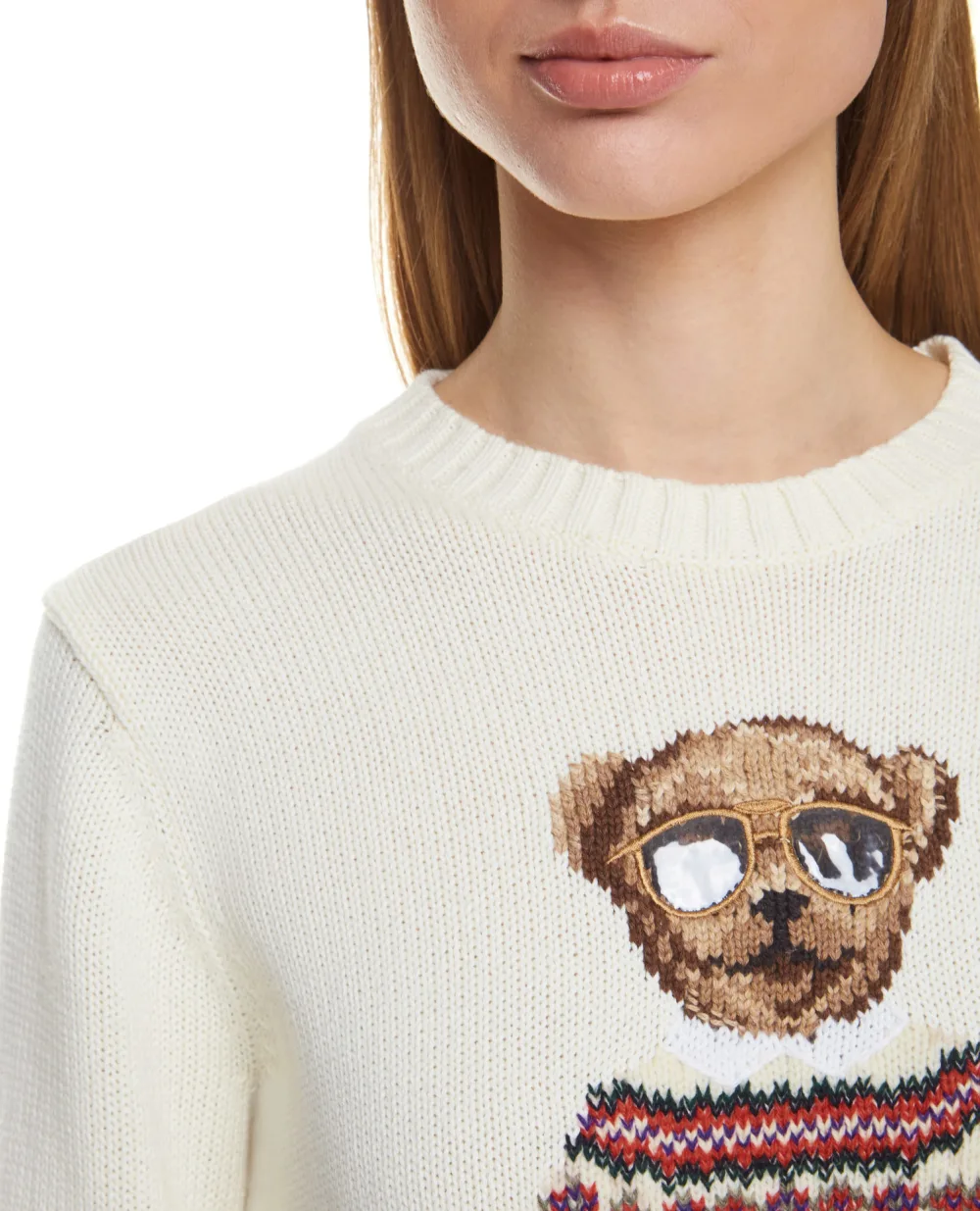 Свитер Polo Ralph Lauren 211827358001, белый цвет • Купить в интернет-магазине Kameron