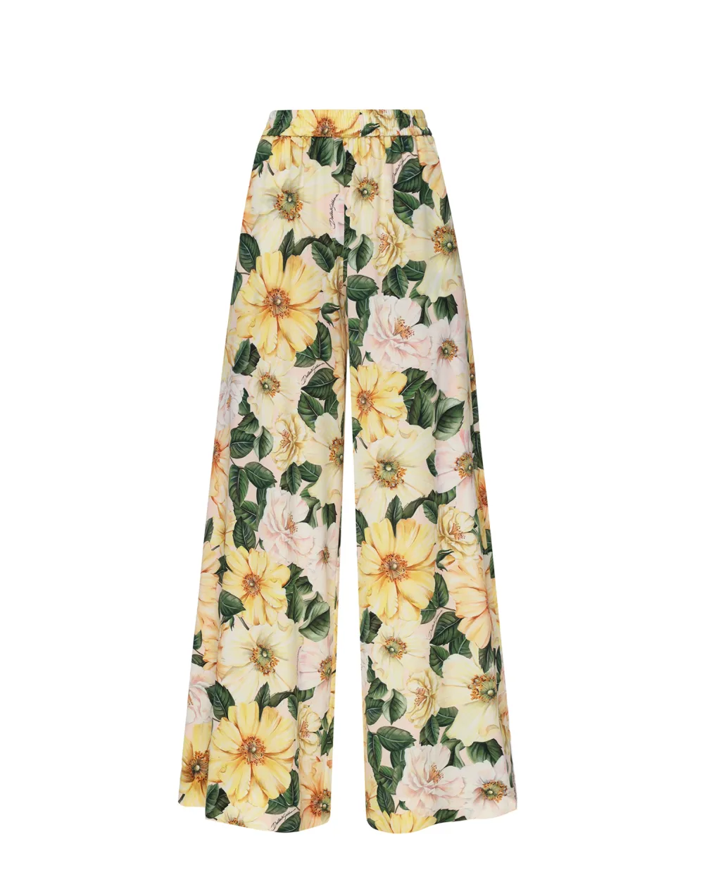 Низ от пижамы Dolce&Gabbana FTBT3T-FSA0E, желтый цвет • Купить в интернет-магазине Kameron