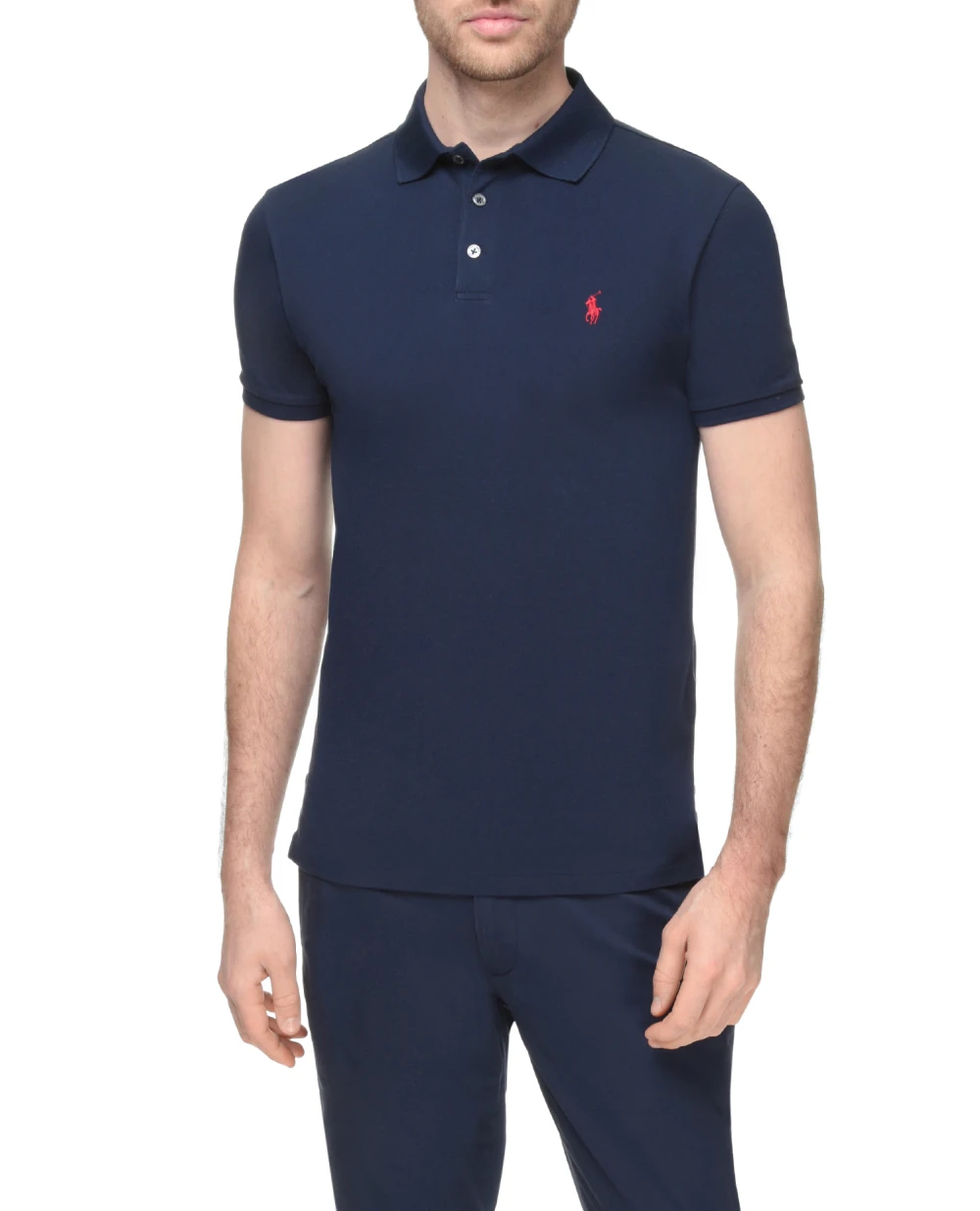Поло Polo Ralph Lauren 710541705009, синий цвет • Купить в интернет-магазине Kameron