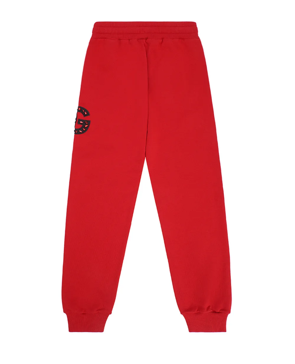 Детские спортивные брюки (костюм) Dolce&Gabbana Kids L5JPB1-G7K5N-S, бордовый цвет • Купить в интернет-магазине Kameron