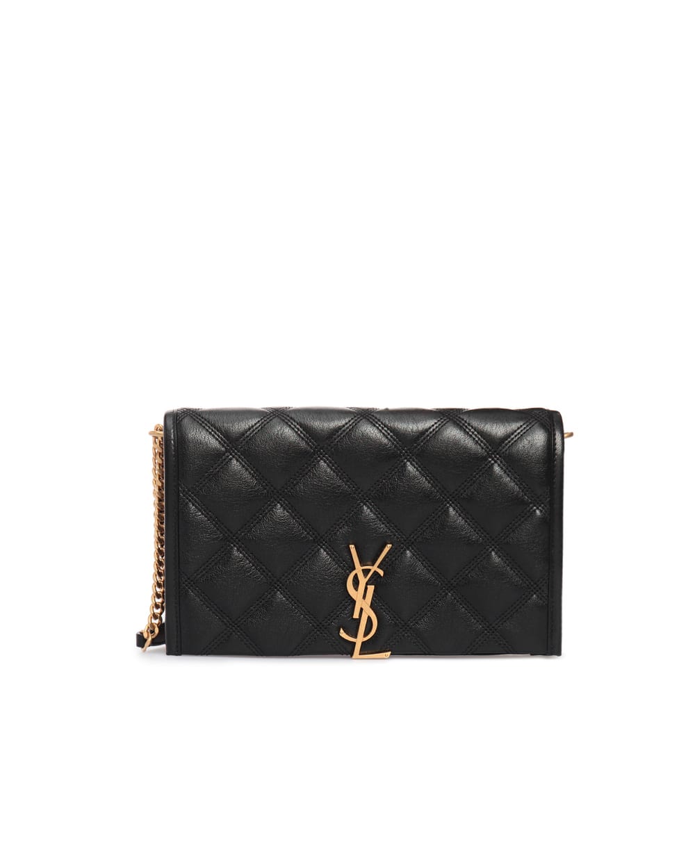 Кожаная сумка Becky Saint Laurent 585031-1D319-, черный цвет • Купить в интернет-магазине Kameron