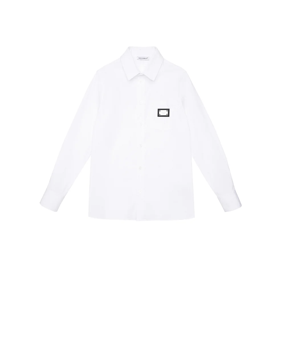 Детская рубашка Dolce&Gabbana Kids L43S75-FUEAJ-S, белый цвет • Купить в интернет-магазине Kameron