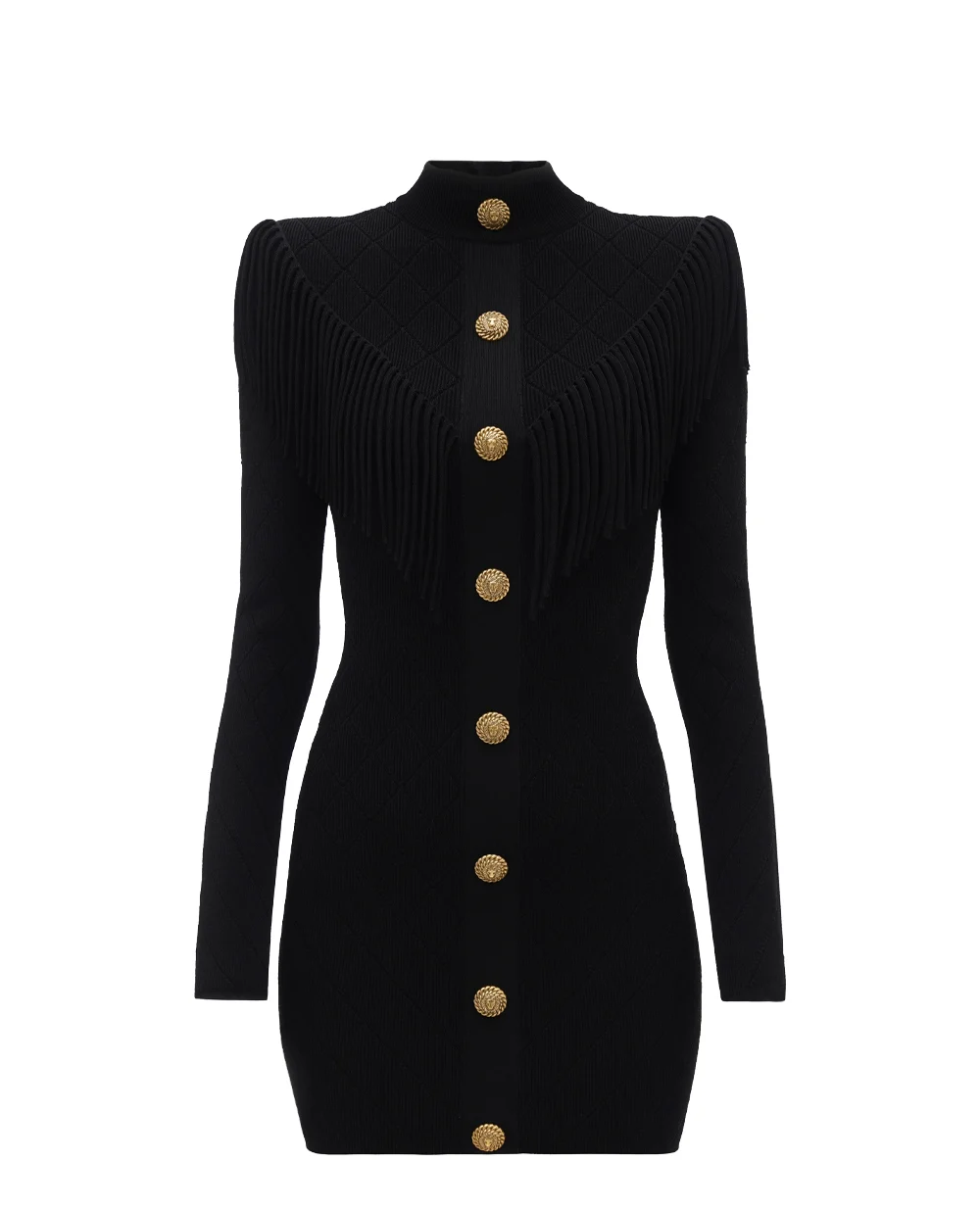 Платье Balmain CF1R8081KF53, черный цвет • Купить в интернет-магазине Kameron