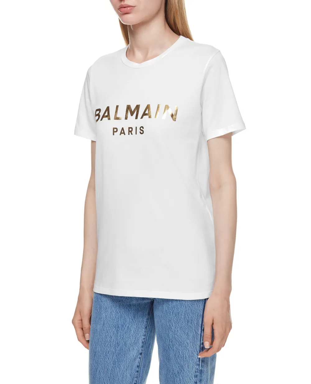 Футболка Balmain WF1EF000B097, белый цвет • Купить в интернет-магазине Kameron