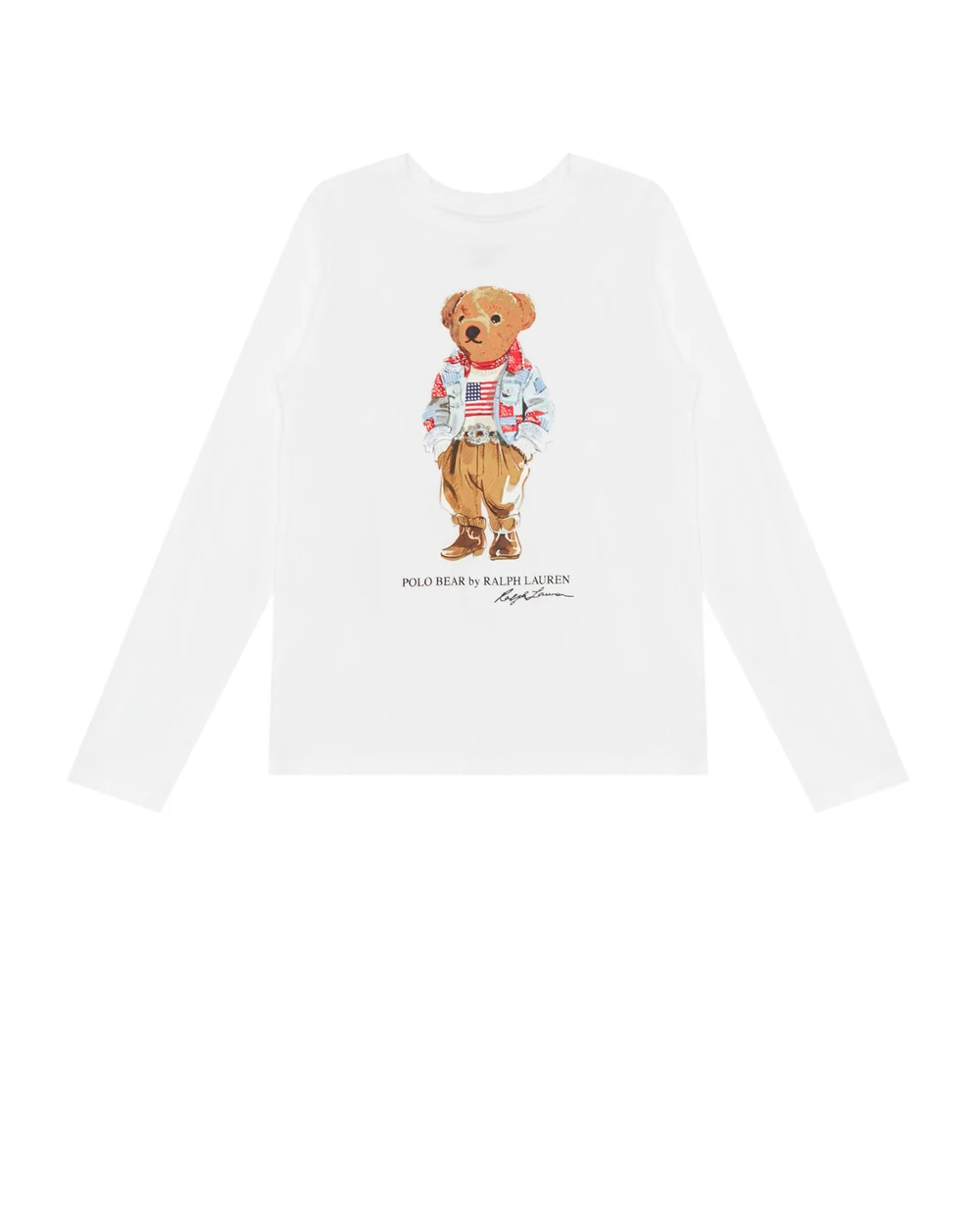 Лонгслив Polo Ralph Lauren Kids 312854212003, белый цвет • Купить в интернет-магазине Kameron