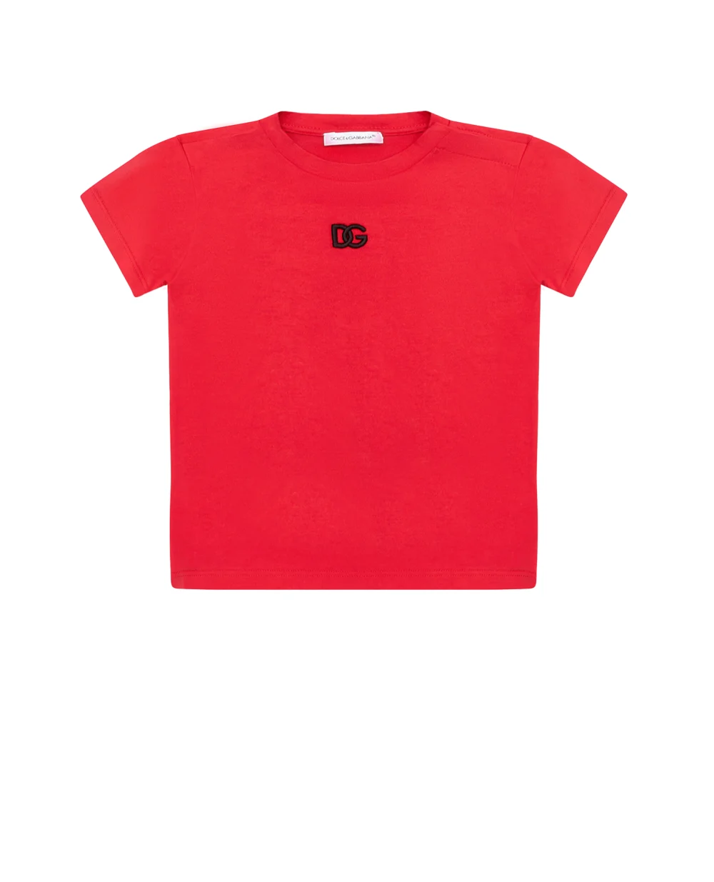 Футболка Dolce&Gabbana Kids L1JTDM-G7B8I, красный цвет • Купить в интернет-магазине Kameron