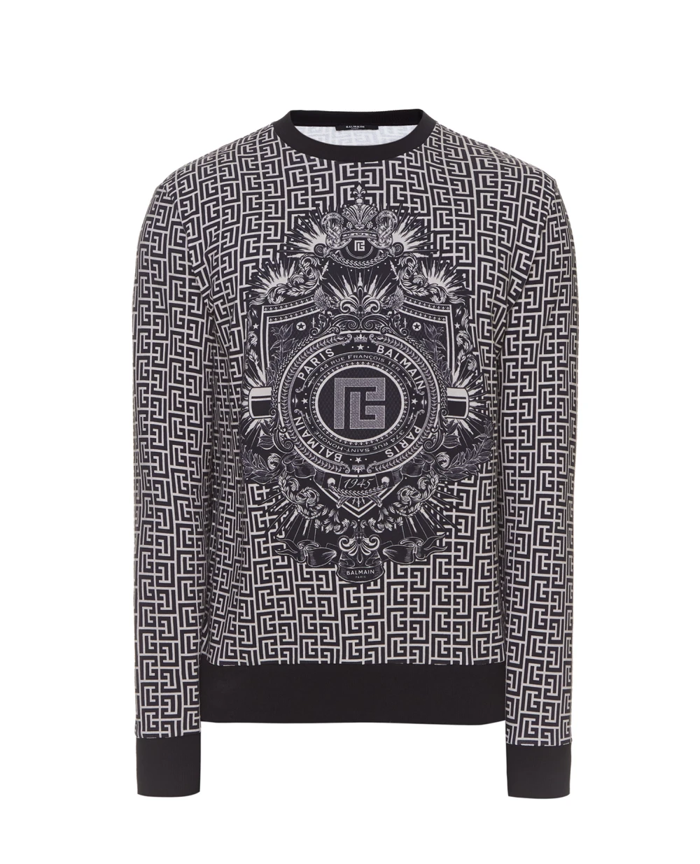 Свитшот Balmain WH1JQ040G072, разноцветный цвет • Купить в интернет-магазине Kameron