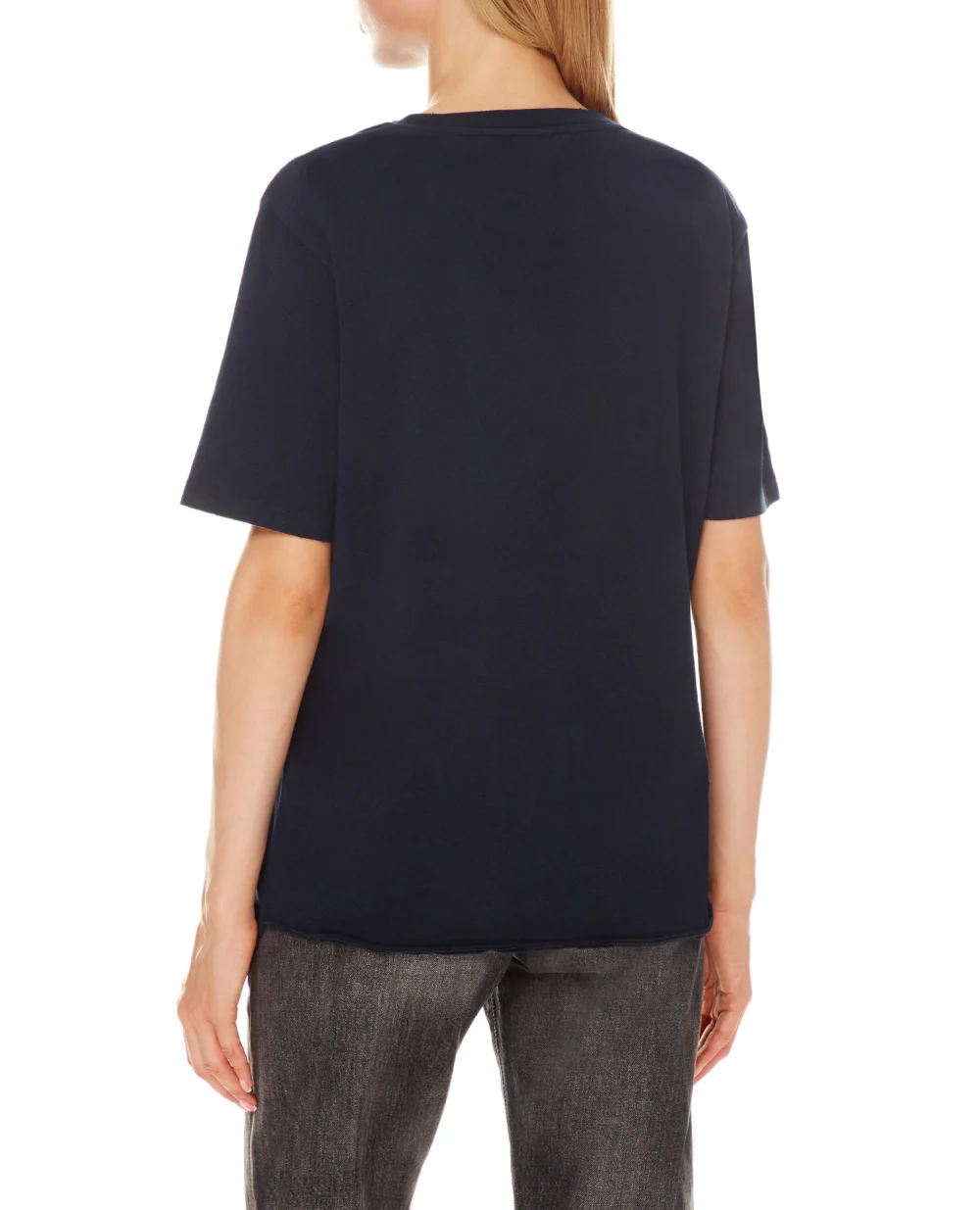 Футболка Saint Laurent 668815-YB2UH, синий цвет • Купить в интернет-магазине Kameron