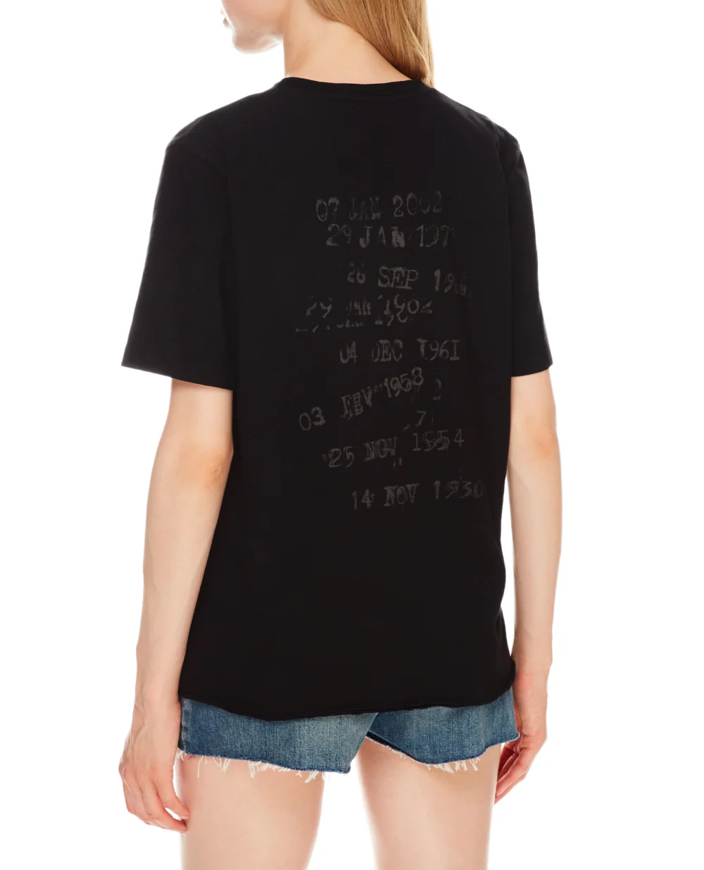 Футболка Saint Laurent 660484-Y36ES, черный цвет • Купить в интернет-магазине Kameron