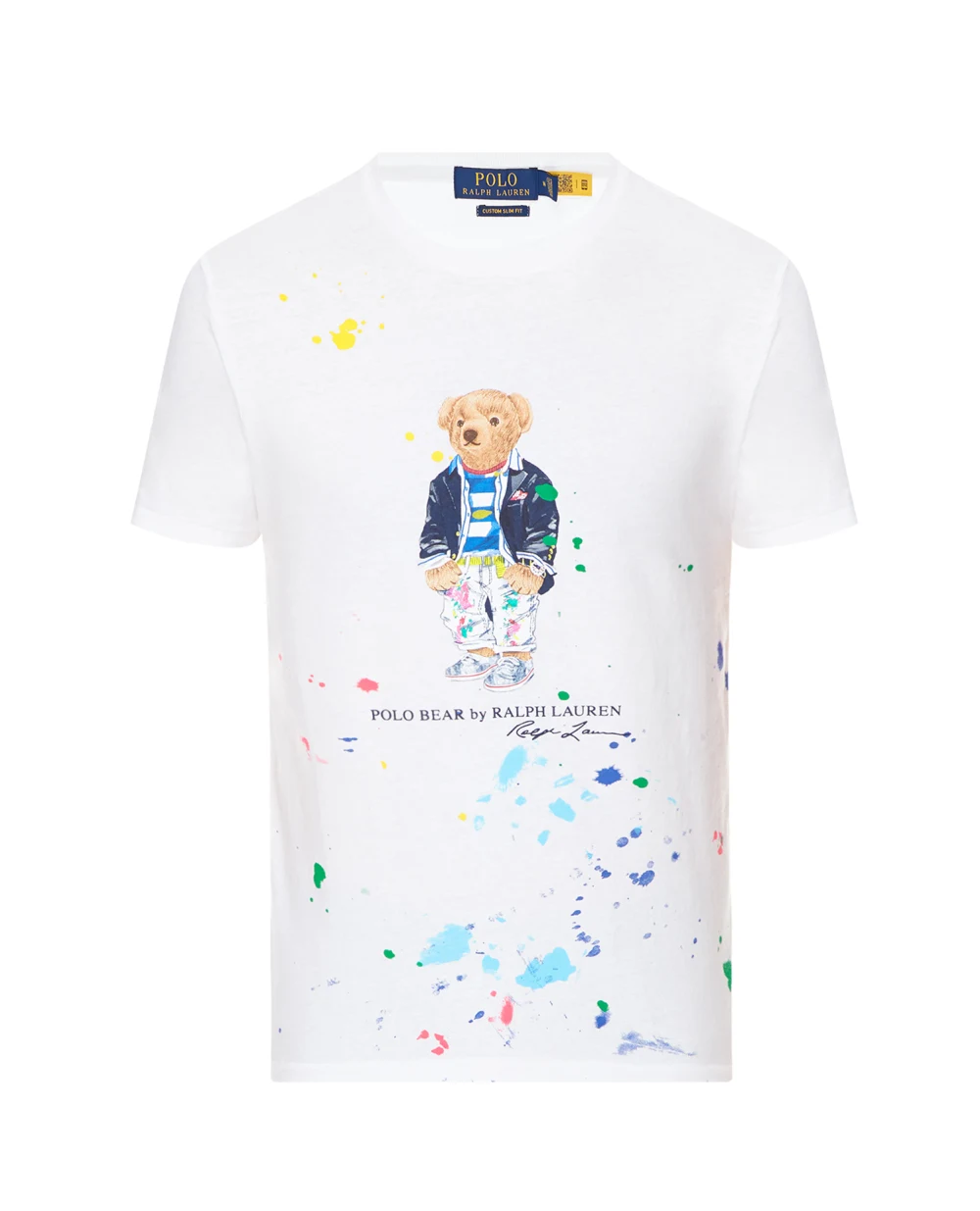 Футболка Polo Ralph Lauren 710858031001, белый цвет • Купить в интернет-магазине Kameron