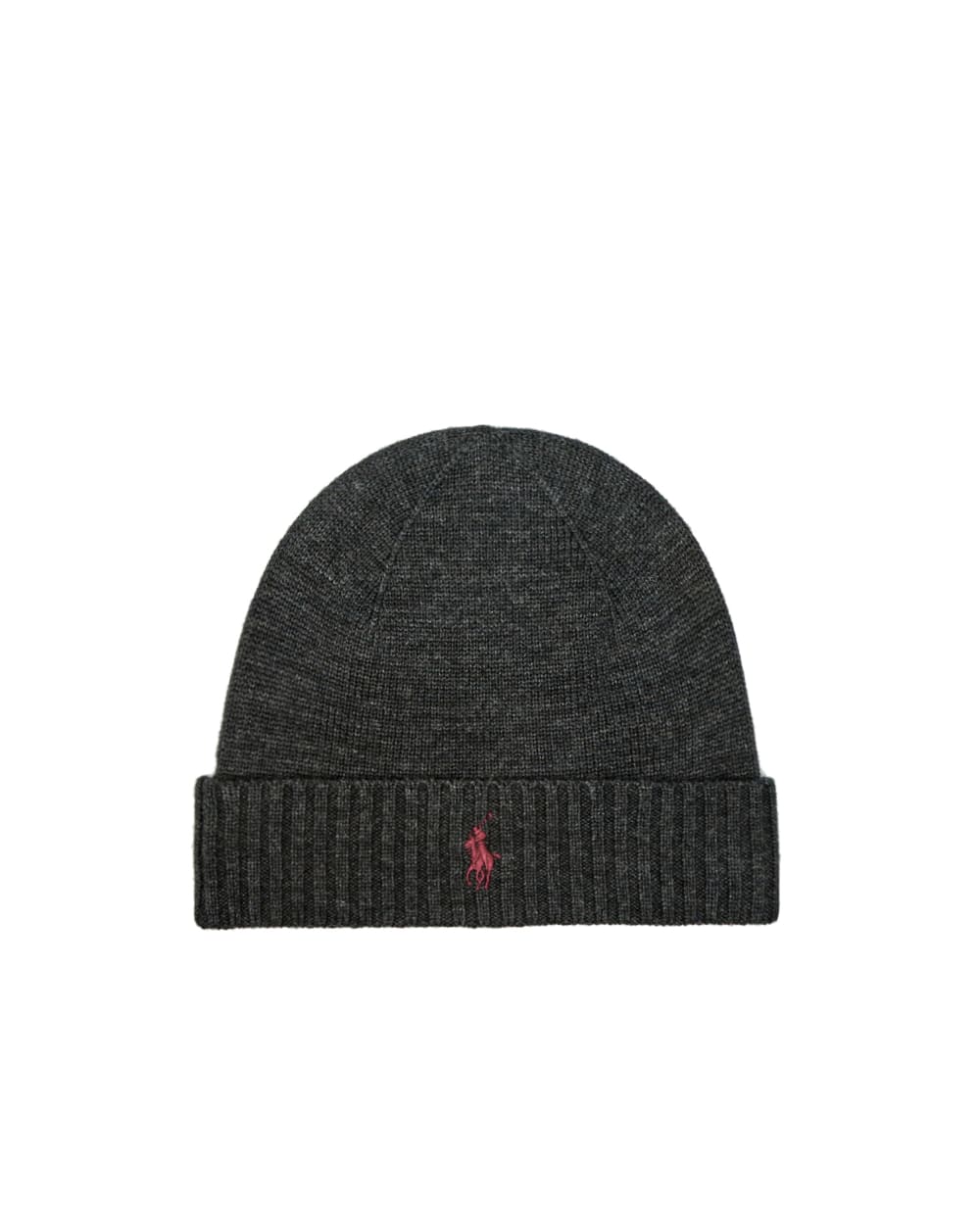 Шерстяная шапка Polo Ralph Lauren 710761415004, серый цвет • Купить в интернет-магазине Kameron