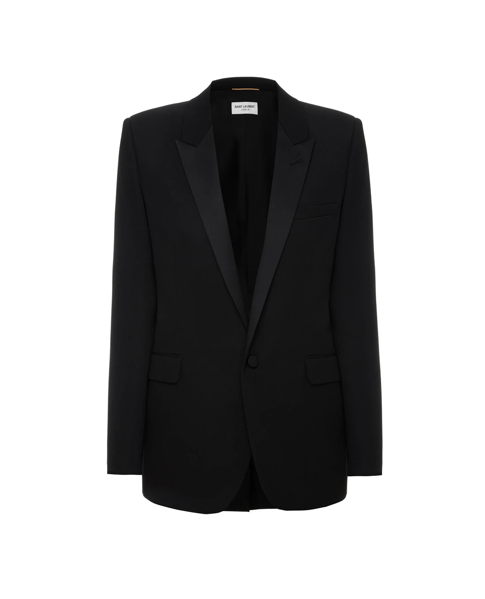 Шерстяной жакет Saint Laurent 517741-Y399W-, черный цвет • Купить в интернет-магазине Kameron