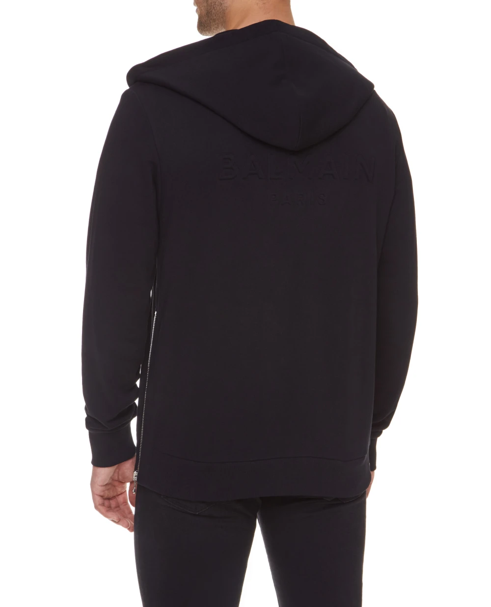 Худи Balmain WH1JR010B141, черный цвет • Купить в интернет-магазине Kameron