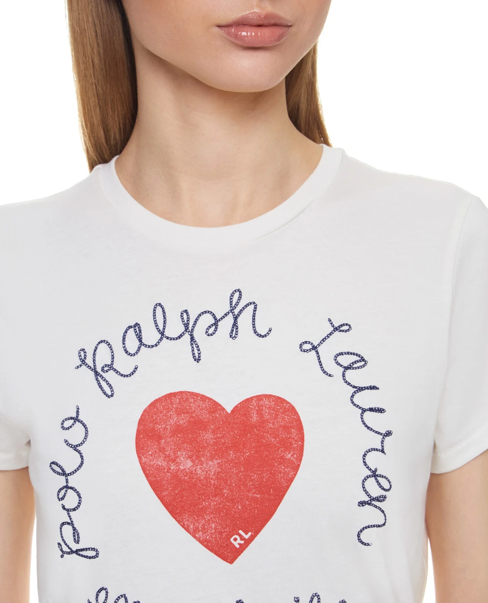 Футболка Polo Ralph Lauren 211827902001, белый цвет • Купить в интернет-магазине Kameron